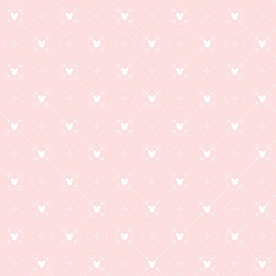 York Wallcovering Disney Mickey Mouse Argyle Wallpaper Pink