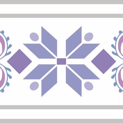 York Wallcovering Disney Frozen 2 Elsas Door Border Wallpaper Border Purple