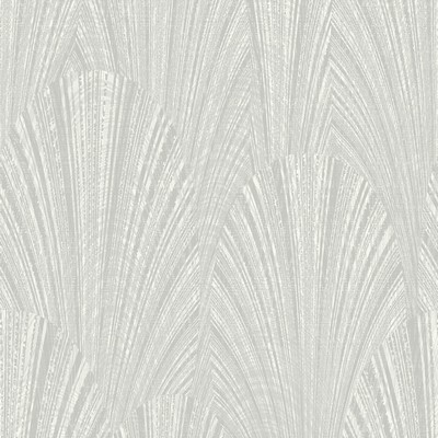 York Wallcovering Fountain Scallop Wallpaper Grey, Gray