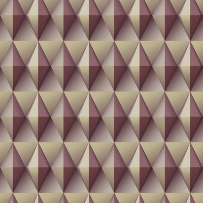 York Wallcovering Paragon Geometric Wallpaper Burgundy