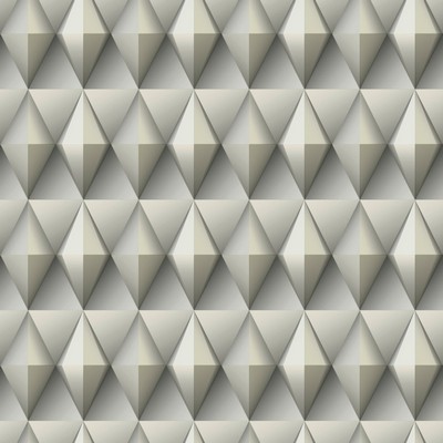 York Wallcovering Paragon Geometric Wallpaper Grey, Gray