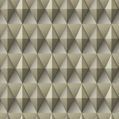 York Wallcovering Paragon Geometric Wallpaper Beige
