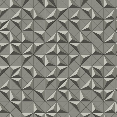 York Wallcovering Puzzle Box Wallpaper Grey, Gray