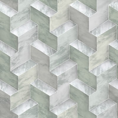 York Wallcovering Step To It Wallpaper Green