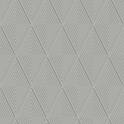 York Wallcovering Conduit Diamond Wallpaper Grey, Gray