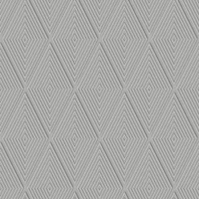 York Wallcovering Conduit Diamond Wallpaper Grey, Gray