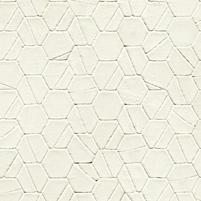 York Wallcovering Tiled Hexagon Wallpaper White