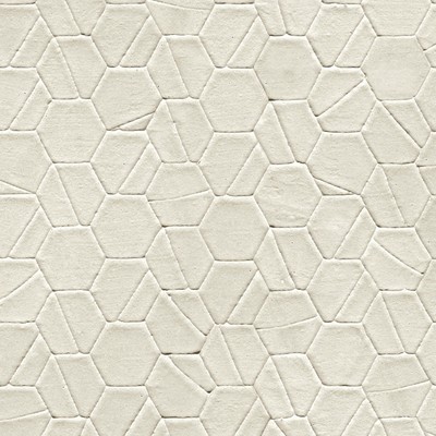 York Wallcovering Tiled Hexagon Wallpaper White