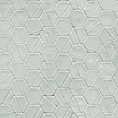 York Wallcovering Tiled Hexagon Wallpaper Grey, Gray