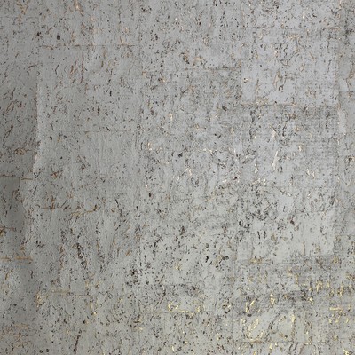 York Wallcovering Cork Wallpaper  Warm Silver