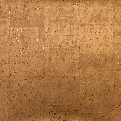 York Wallcovering Cork Wallpaper  Copper
