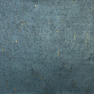 York Wallcovering Cork Wallpaper  Teal