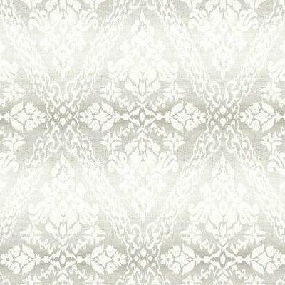 York Wallcovering Tudor Diamond Damask Wallpaper Gray