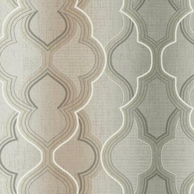 York Wallcovering Modern Ombre Damask Wallpaper Brown