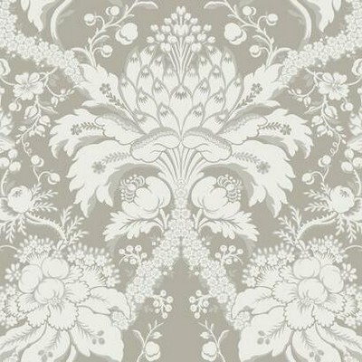 York Wallcovering French Artichoke Dam Wallpaper Beige