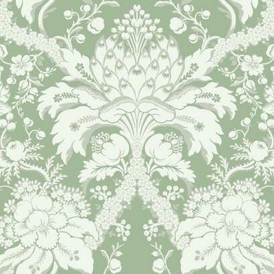 York Wallcovering French Artichoke Dam Wallpaper Green