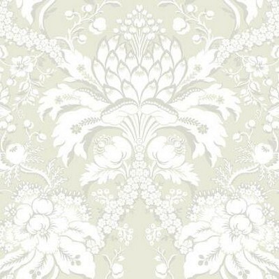 York Wallcovering French Artichoke Dam Wallpaper Beige/Gold