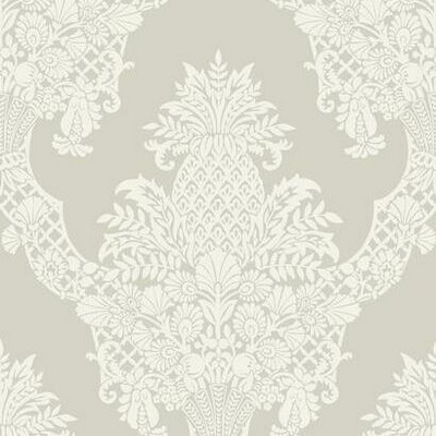 York Wallcovering Pineapple Plantation Wallpaper Taupe