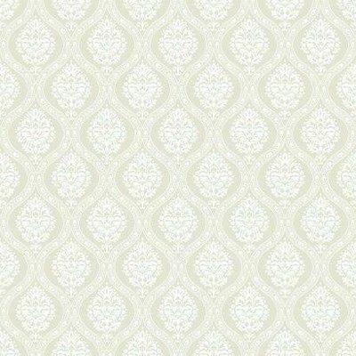 York Wallcovering Petite Ogee Wallpaper Beige