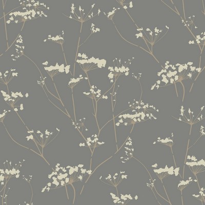 York Wallcovering Enchanted Wallpaper Silver