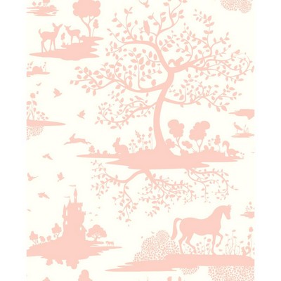 York Wallcovering DwellStudio Baby & Kids Fable                                              Pinks /White/Off Whites  