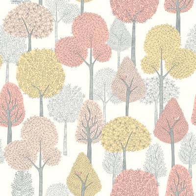 York Wallcovering DwellStudio Baby & Kids Treetops                                           Pinks /Yellows  