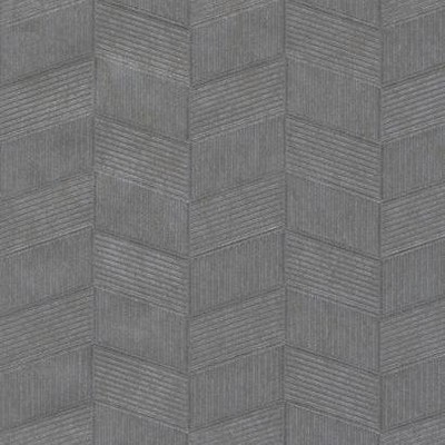 York Wallcovering Chevron Weave Wallpaper Charcoal