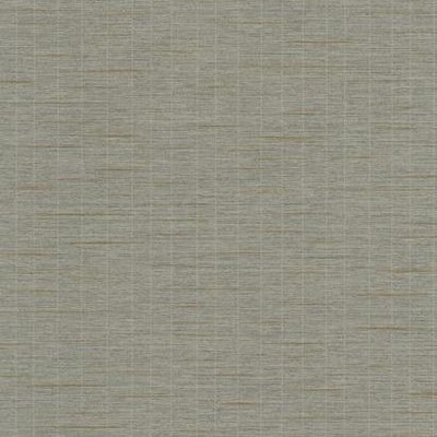 York Wallcovering Weave with Pinstripe Wallpaper Grey