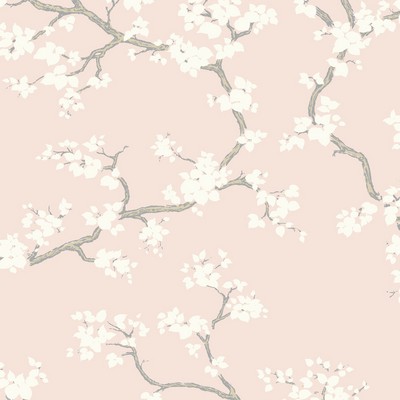 York Wallcovering Branches Wallpaper Blush