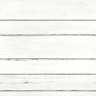 York Wallcovering Shiplap Planks Wallpaper White