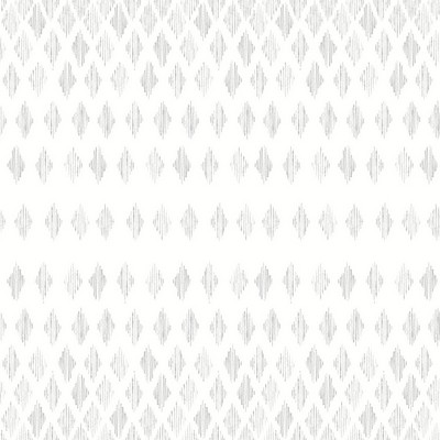 York Wallcovering Diamond Ombre Wallpaper Gray/White