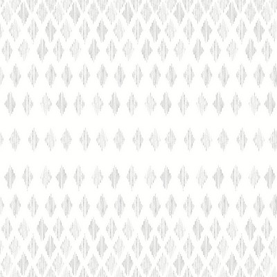 York Wallcovering Diamond Ombre Wallpaper Gray/White
