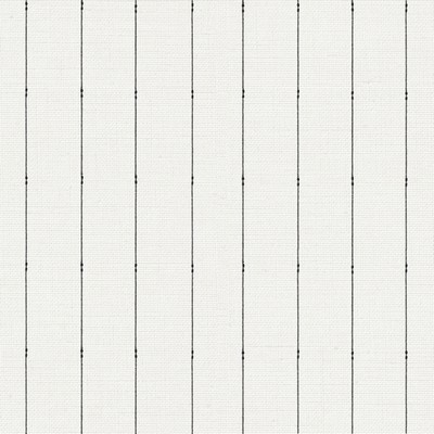 York Wallcovering In Stitches Stripe Wallpaper Black/Cream