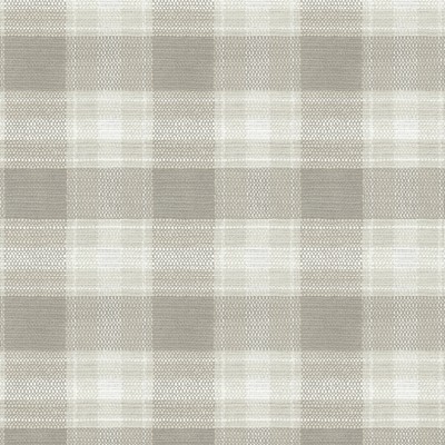 York Wallcovering Woven Buffalo Check Wallpaper Linen