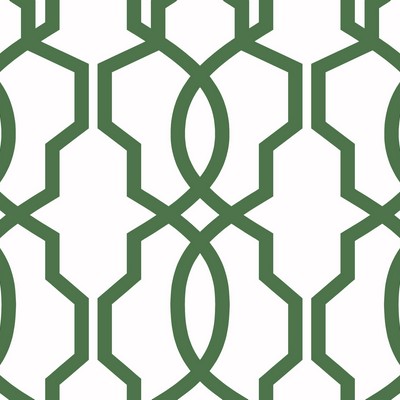 York Wallcovering Hourglass Trellis Wallpaper Green