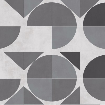 York Wallcovering Radius Wallpaper Grey