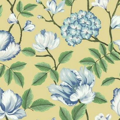 York Wallcovering Morning Garden Wallpaper Yellow