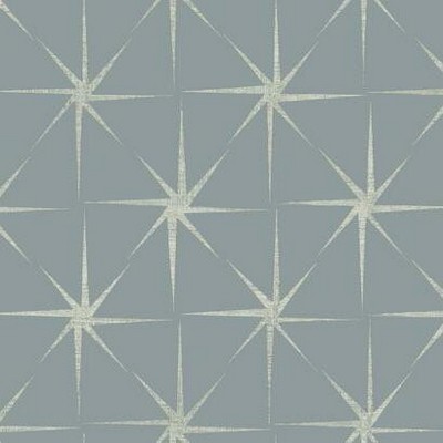 York Wallcovering Evening Star Wallpaper Blue