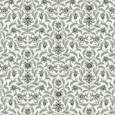York Wallcovering Vintage Blooms Wallpaper Gray