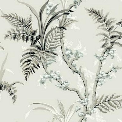 York Wallcovering Enchanted Fern Wallpaper Gray/Beige