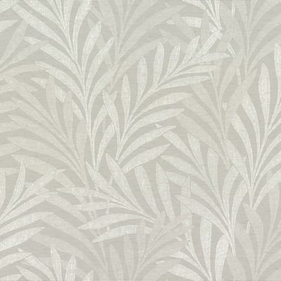 York Wallcovering Tea Leaves Stripe Wallpaper Lt Grey