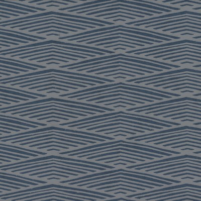 York Wallcovering Lofty Peaks Wallpaper Navy