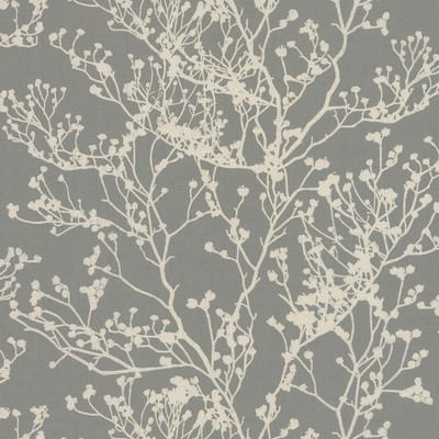 York Wallcovering Budding Branch Silhouette Wallpaper Brown