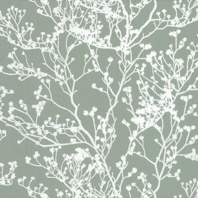 York Wallcovering Budding Branch Silhouette Wallpaper Green