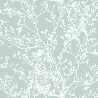 York Wallcovering Budding Branch Silhouette Wallpaper Blue