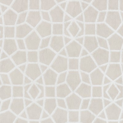 York Wallcovering Sculptural Web Wallpaper Cream