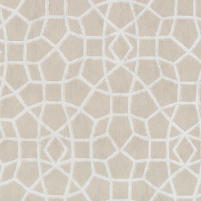York Wallcovering Sculptural Web Wallpaper Beige