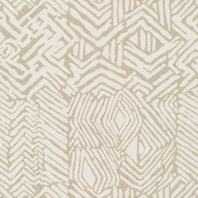 York Wallcovering Tribal Print Wallpaper Tan