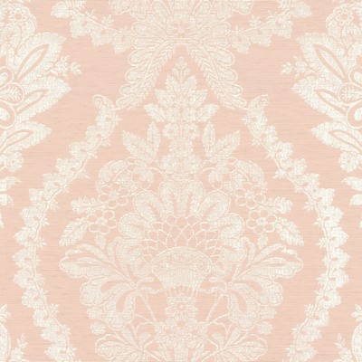 York Wallcovering Heritage Damask Wallpaper Pink