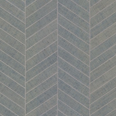 York Wallcovering Atelier Herringbone Wallpaper Light Gray